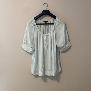 J Crew Powder Blue Blouse